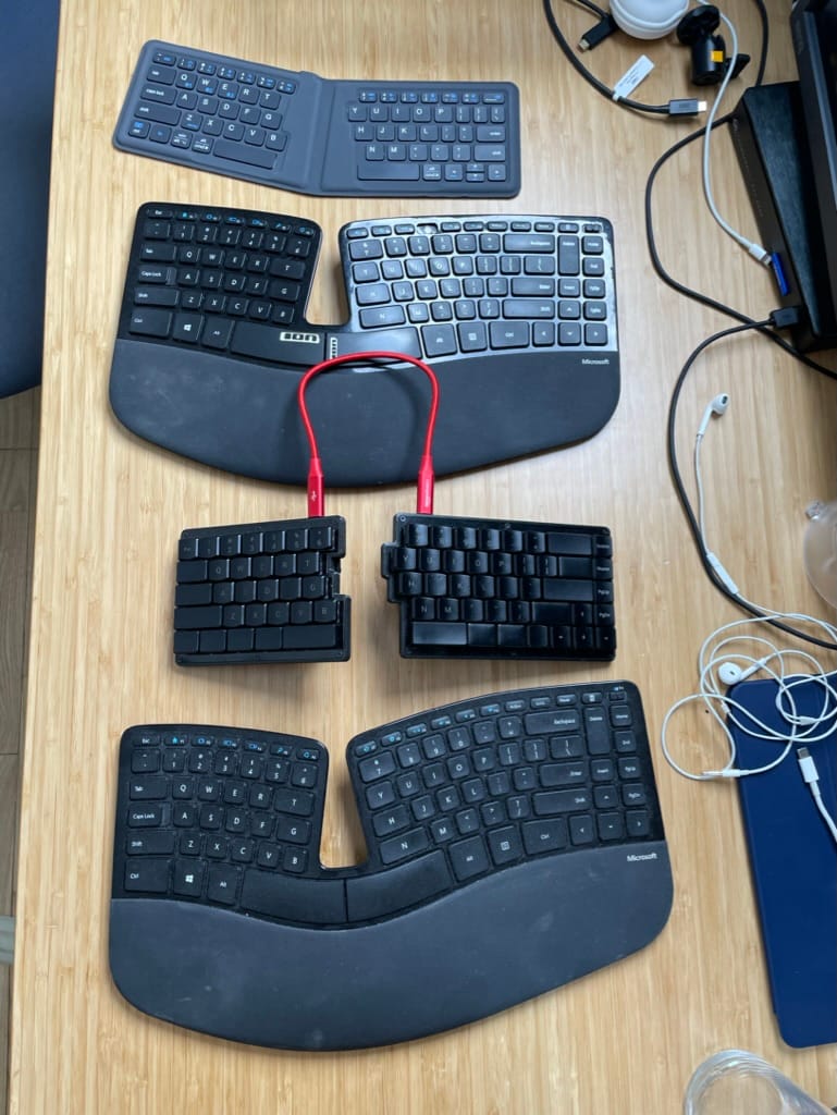 The endless search for a better ergonomic keyboard